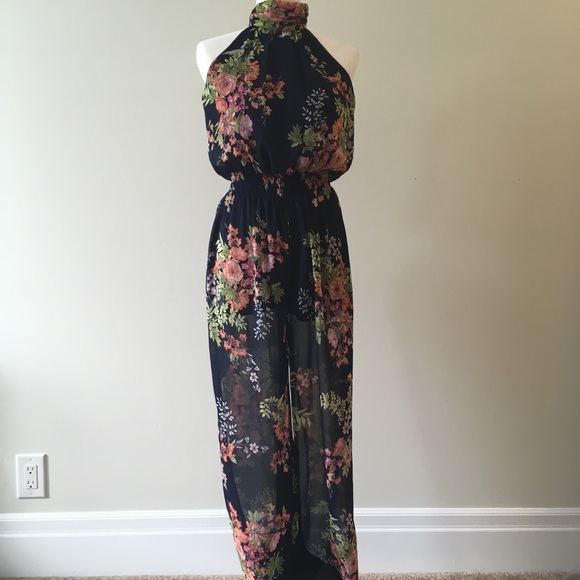 Enfocus Studio floral jumpsuit - Picture 1 of 7